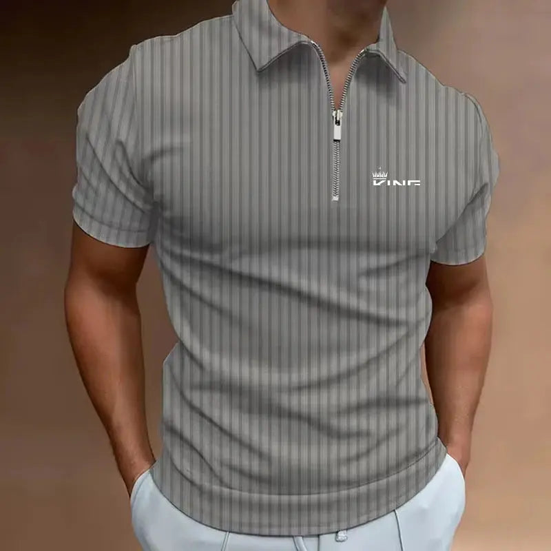 Polo Shirts Men Light luxury Brand PoloShirt,Summer Short Sleeve Tee Shirt Fashion Tops Quality Clothes Golf Wear Polyester - Ricks Fashion